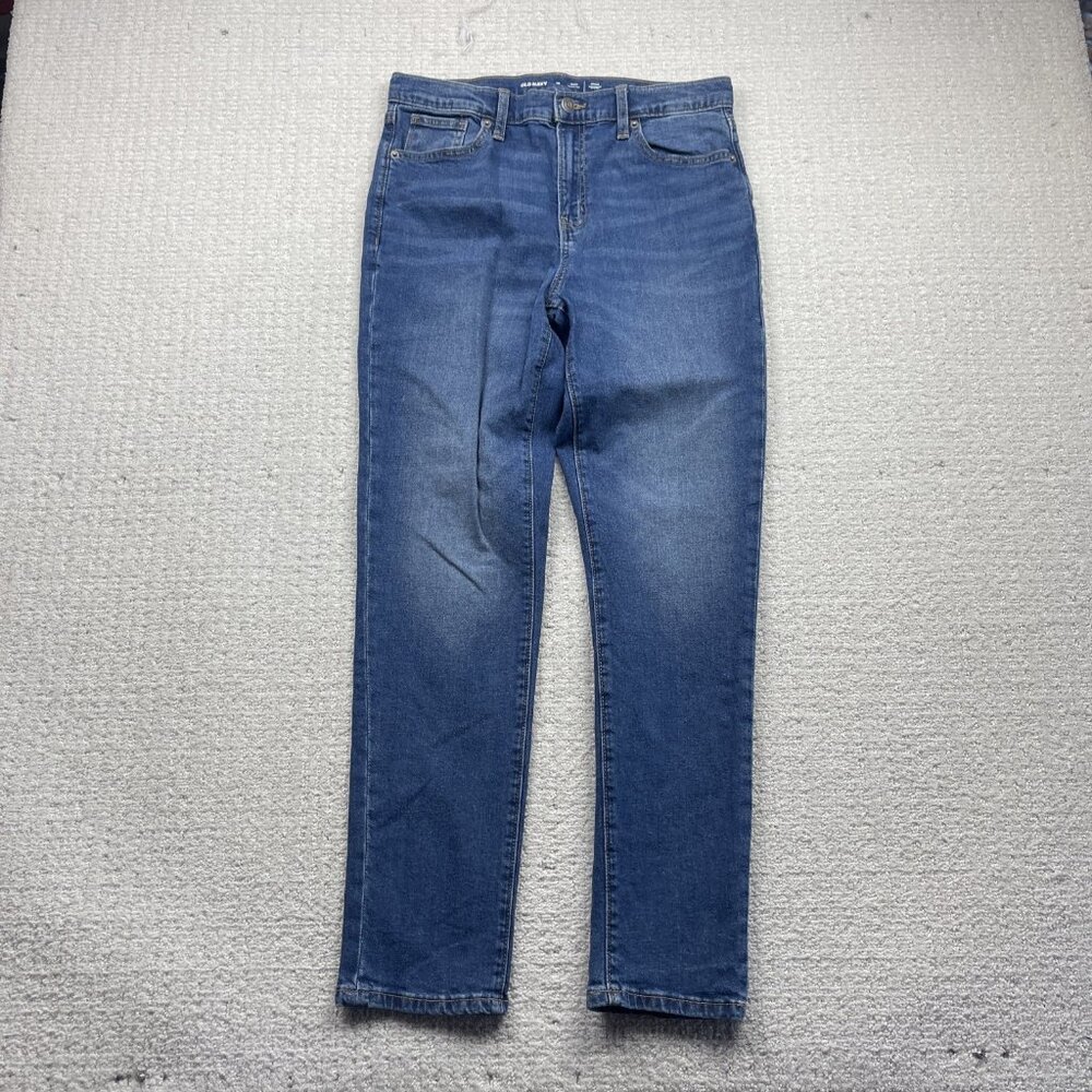 Old Navy Jeans Taper Leg w/ Built-In Flex Blue Denim Women Size 18 Casual